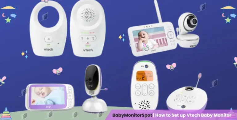 Como configurar o monitor de bebê vtech