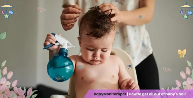 How to get oil out of baby's hair